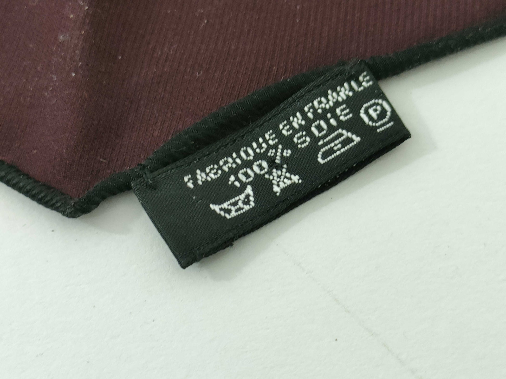 HERMES Carre Rosange Diamond Bordeaux Scarf