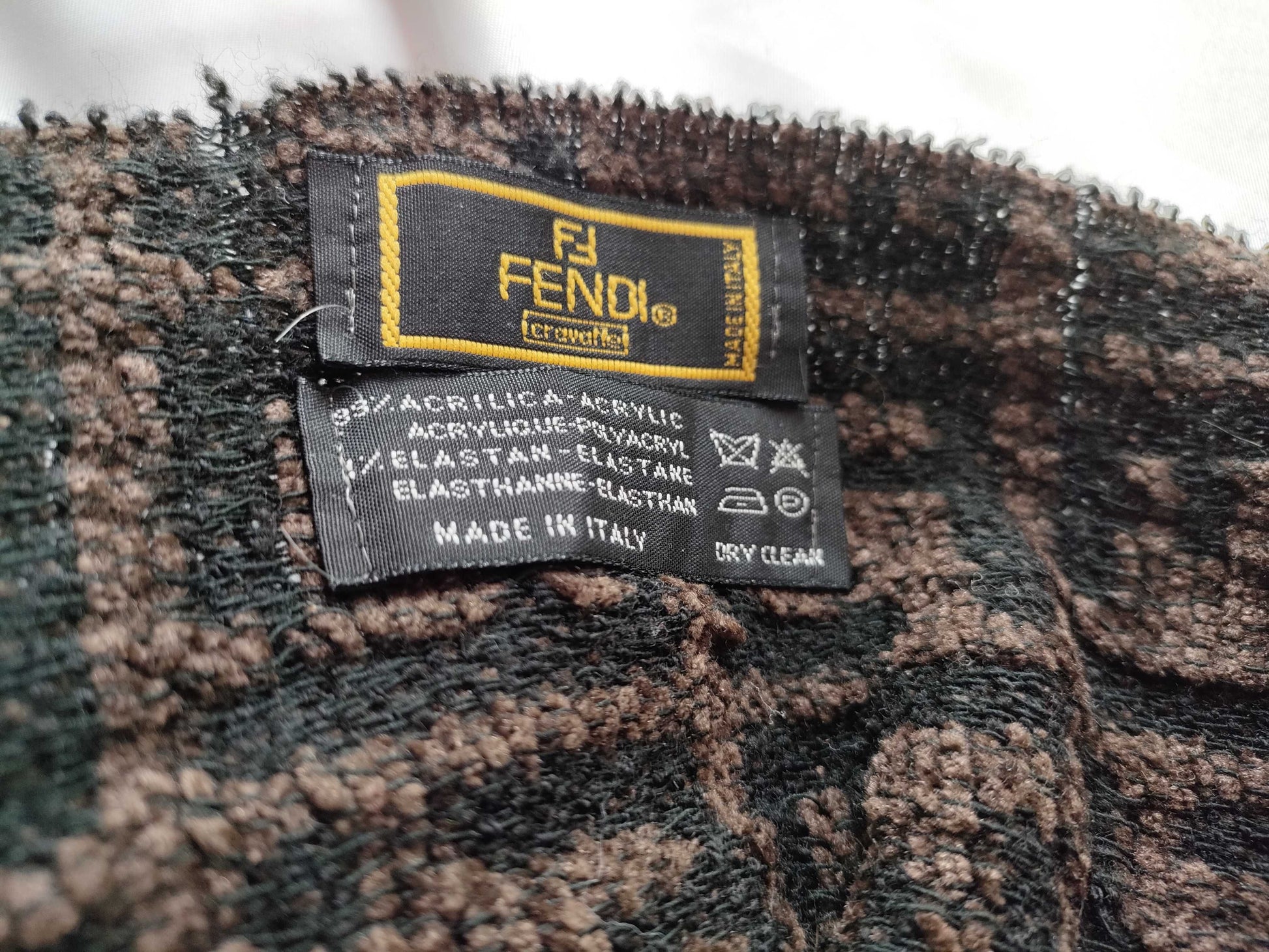 FENDI Zucca print scarf 