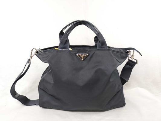PRADA Nylon 2WAY Saffiano Handbag
