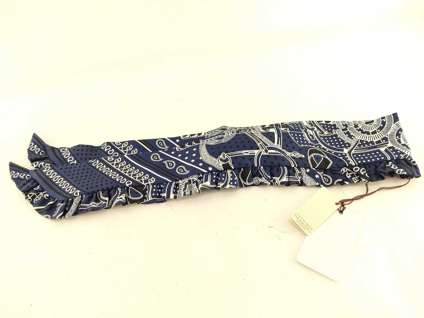 HERMES Twilly Apron Doll Bandana Scarf with Tag