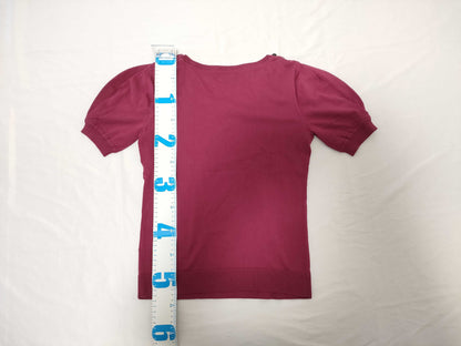 BURBERRY? 100% Cotton V-Neck Top