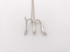 Tiffany & Co. M Initial Necklace in SV925
