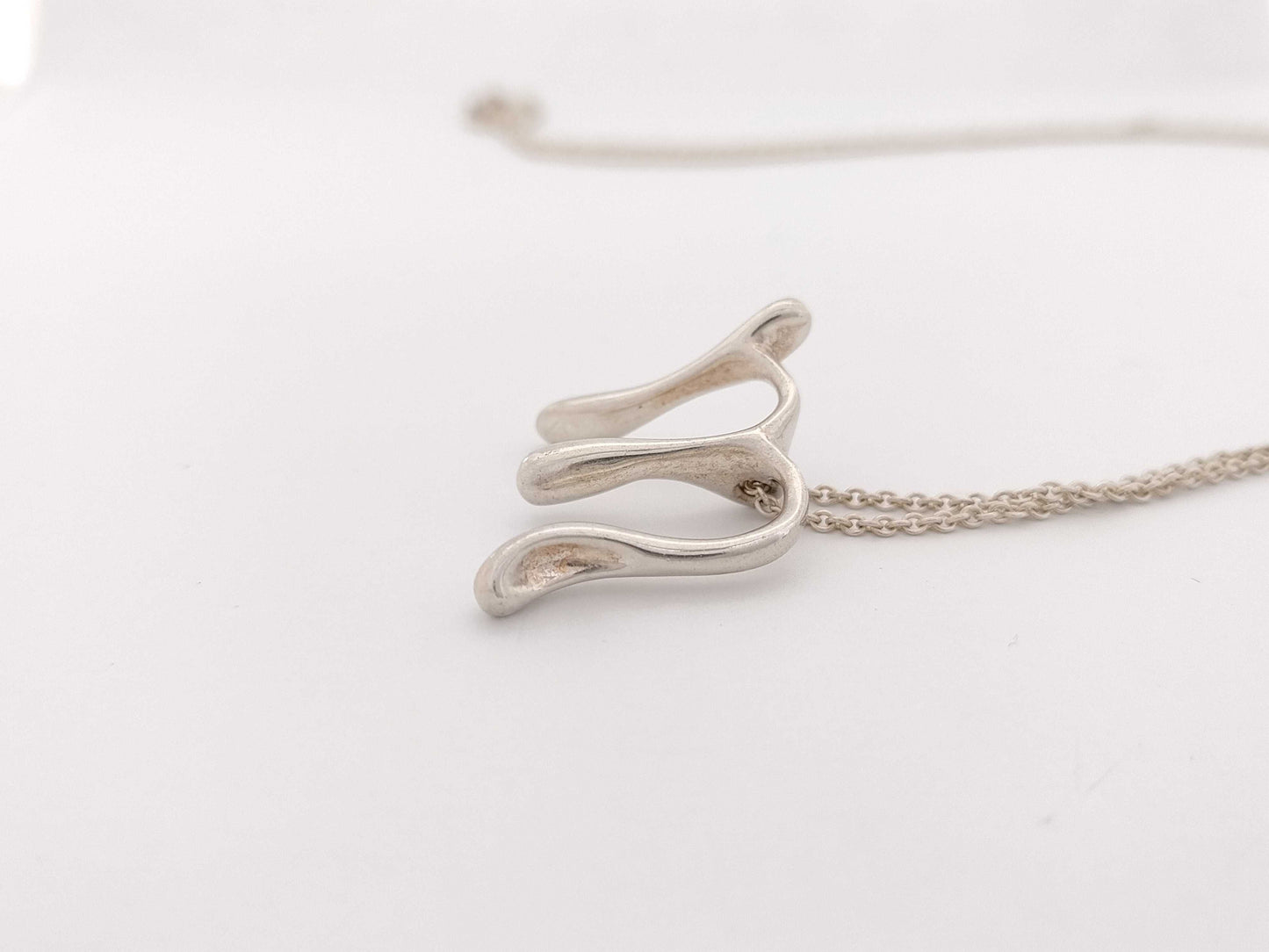 Tiffany & Co. M Initial Necklace in SV925