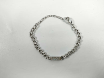 Dior logo plate bracelet bracelet bangle