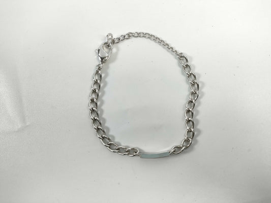 Dior logo plate bracelet bracelet bangle