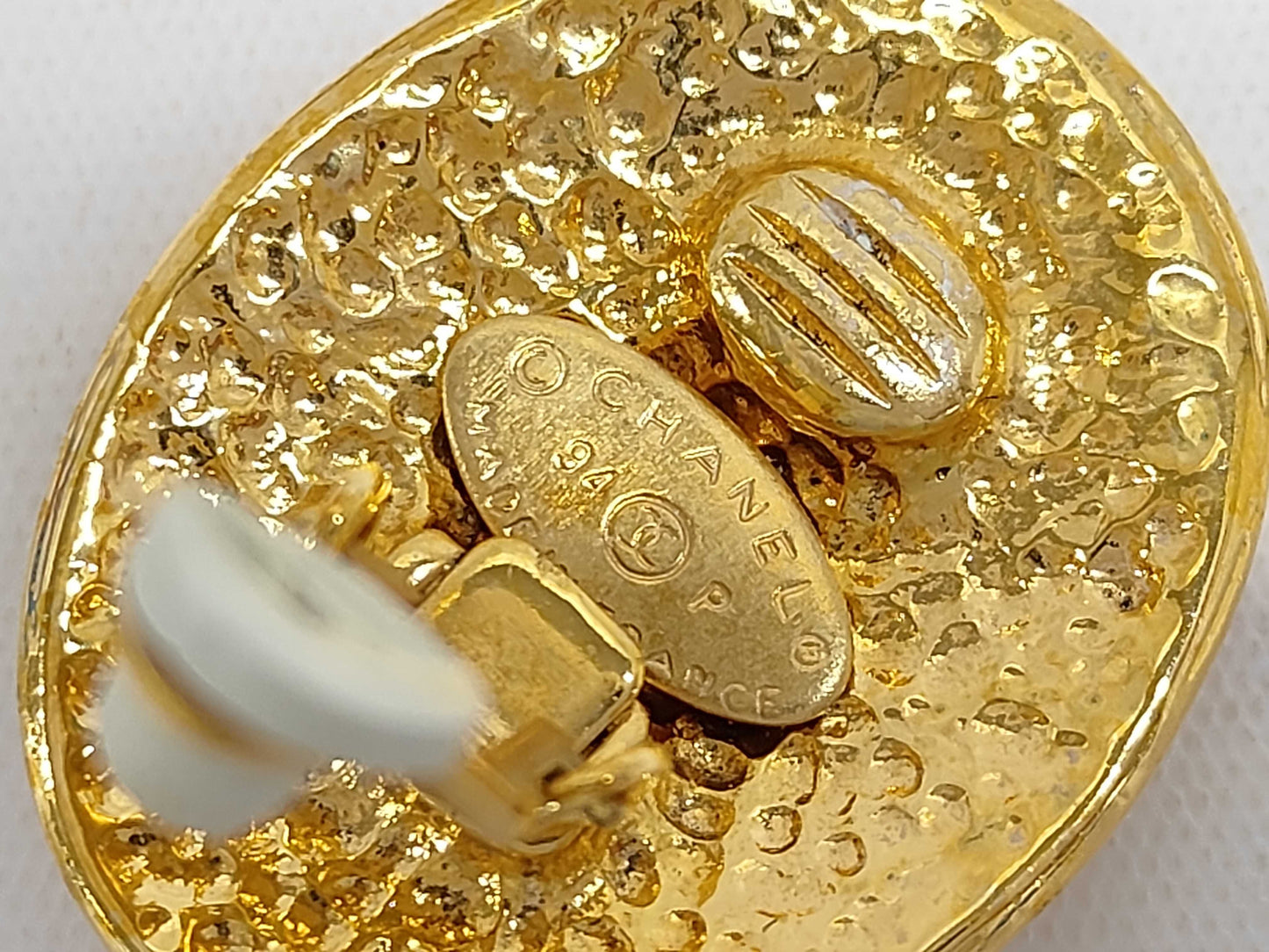 CHANEL 94P Coco Mark Earrings