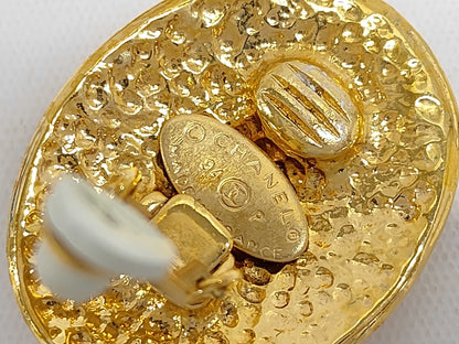 CHANEL 94P Coco Mark Earrings