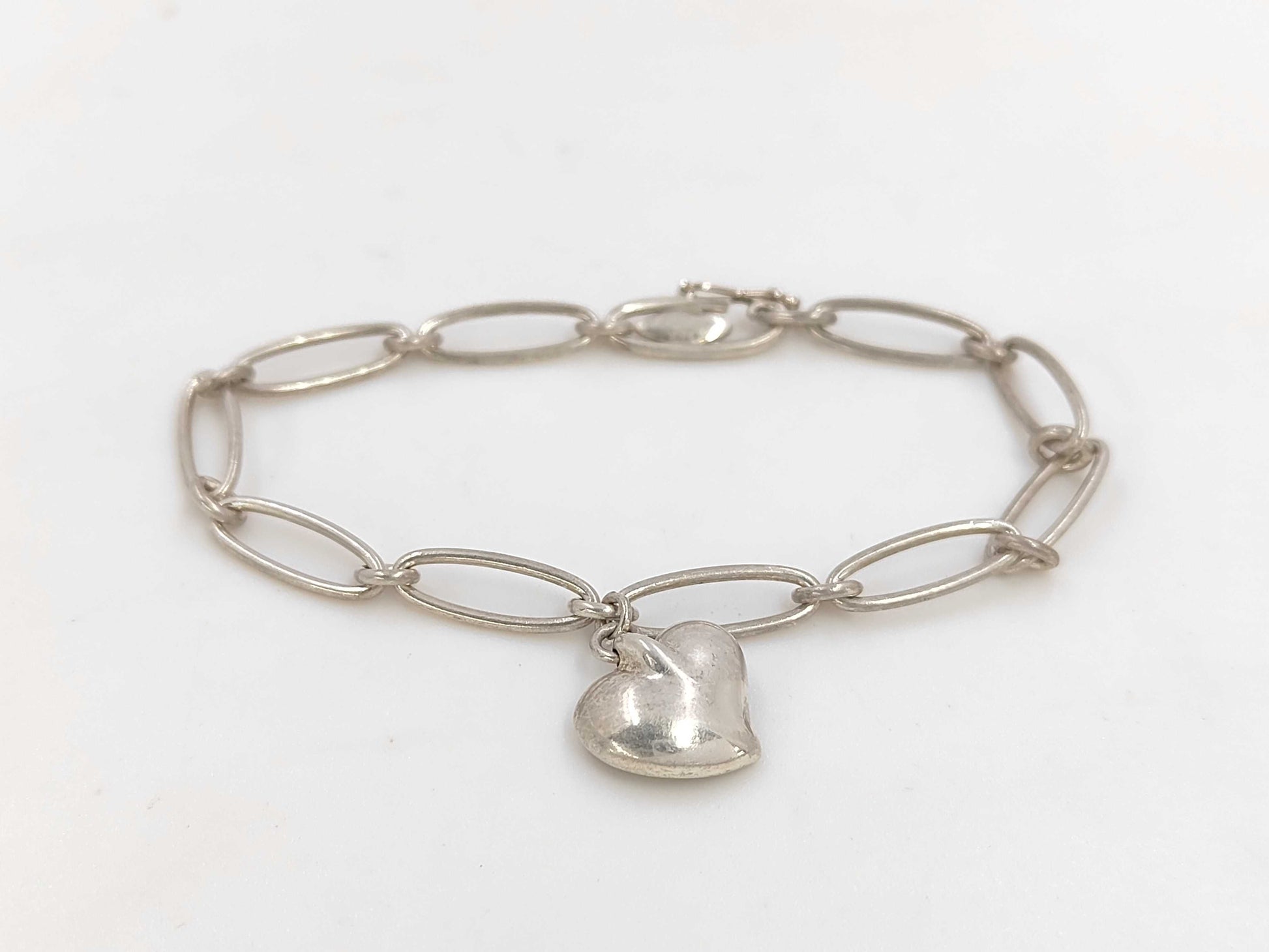 Tiffany & Co. Heart SV925 9.1g Bracelet/Bangle