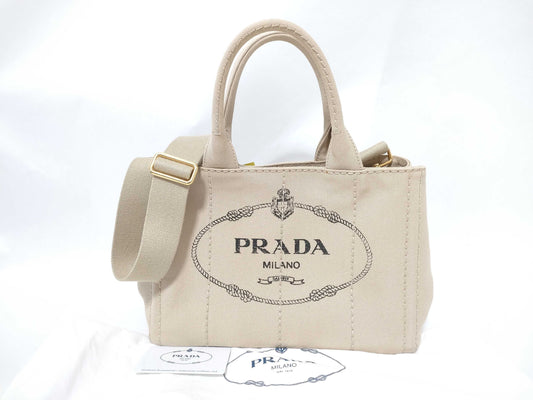 PRADA Canapa 2-Way Handbag