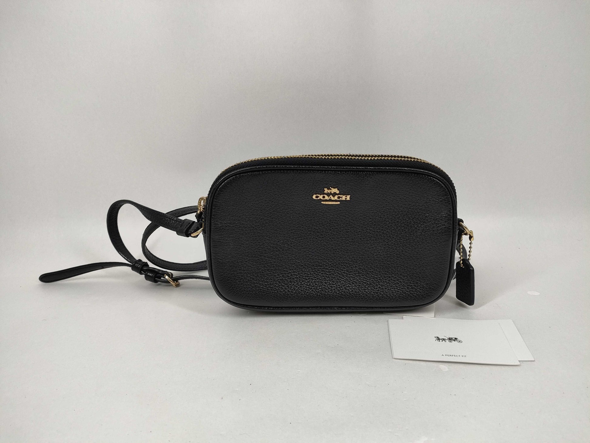 COACH Leather Cross Shoulder Bag