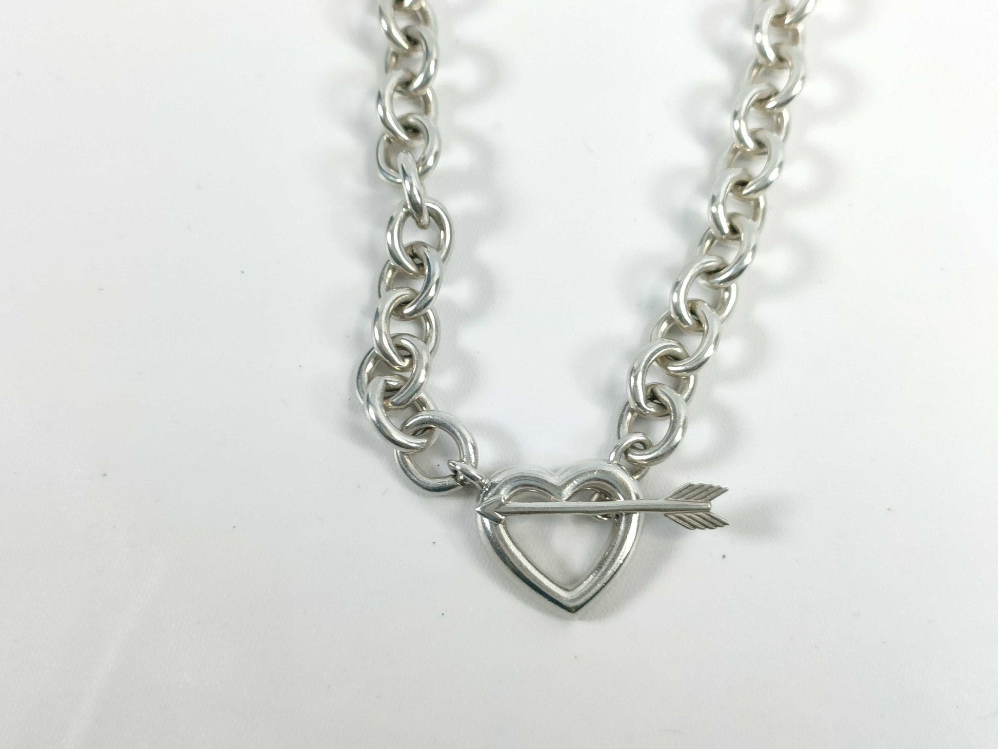 Tiffany & Co. Heart and Arrow Toggle Necklace