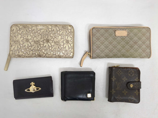 5 Louis Vuitton Monogram Wallets 