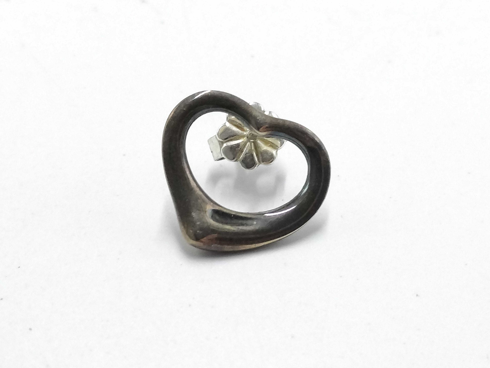 Tiffany & Co. 925 Open Heart Earrings Pair