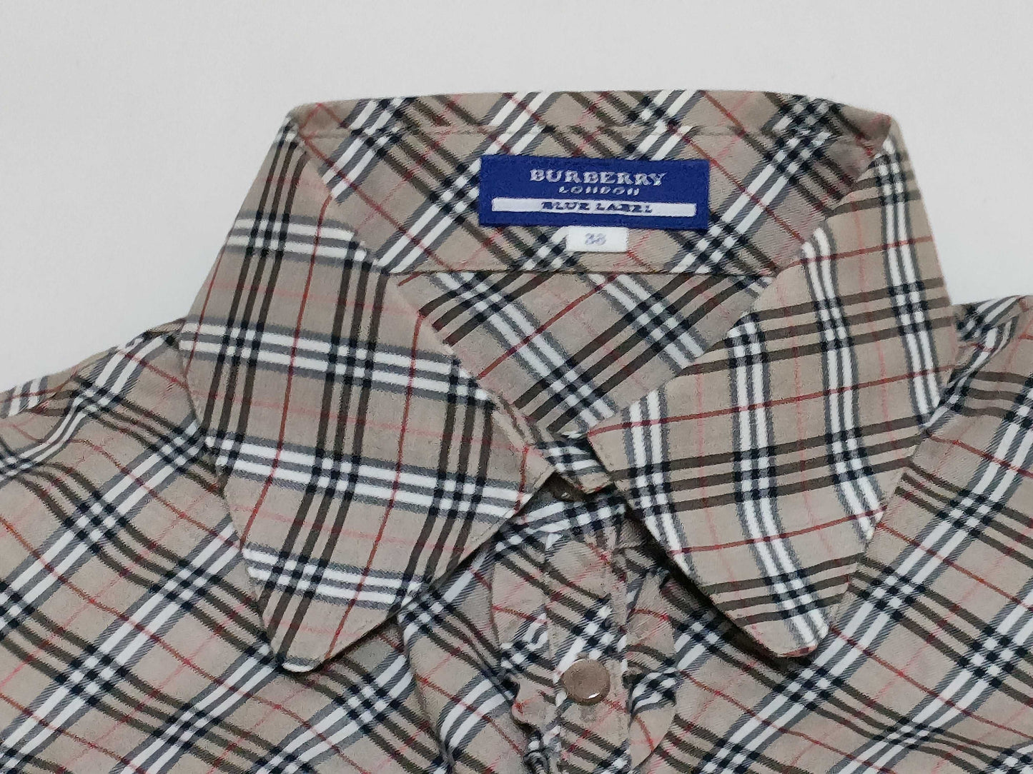 BURBERRY Blue Label Nova Check Blouse Shirt