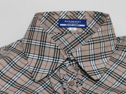 BURBERRY Blue Label Nova Check Blouse Shirt