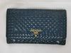 PRADA Madras Long Wallet