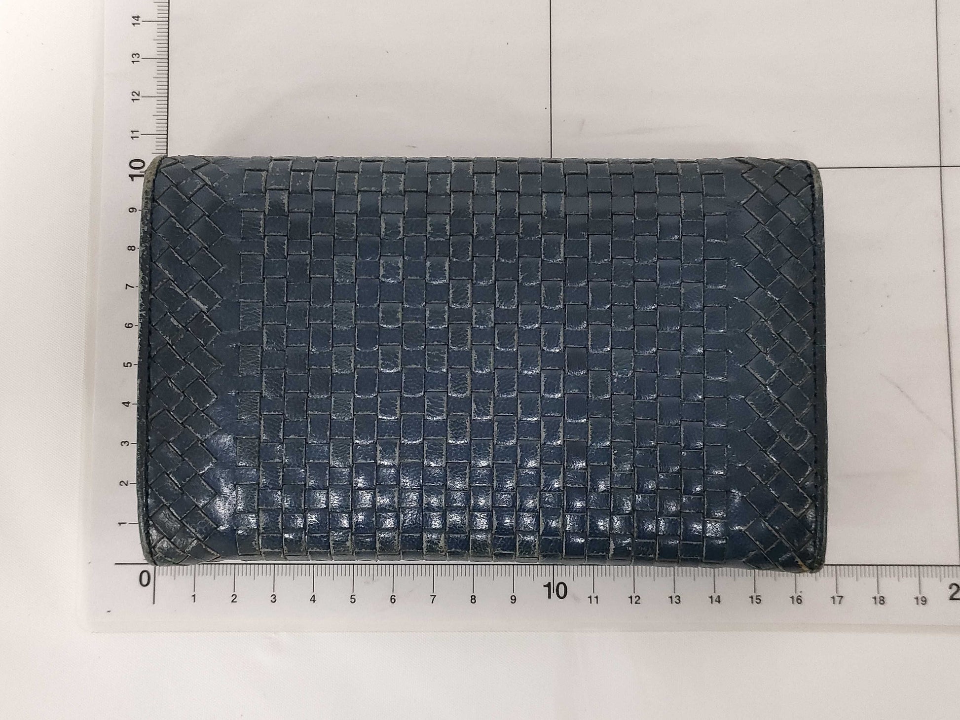 PRADA Madras Long Wallet