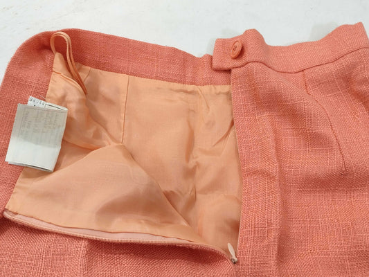 Dior Skirt/Handwritten Tag/Orange Skirt