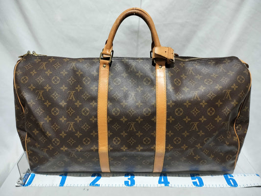 LOUIS VUITTON Monogram M41422 Keepall 60 Boston Bag