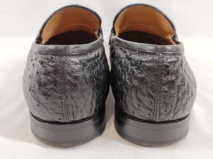 Salvatore Ferragamo Gancini Gancini Ostrich Business Shoes