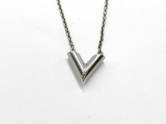 LOUIS VUITTON M63197 Essential V Torn Necklace