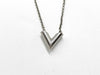 LOUIS VUITTON M63197 Essential V Torn Necklace