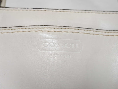 COACH Signature F19810 Canvas Leather Shoulder Bag and 3-Piece Tote Set