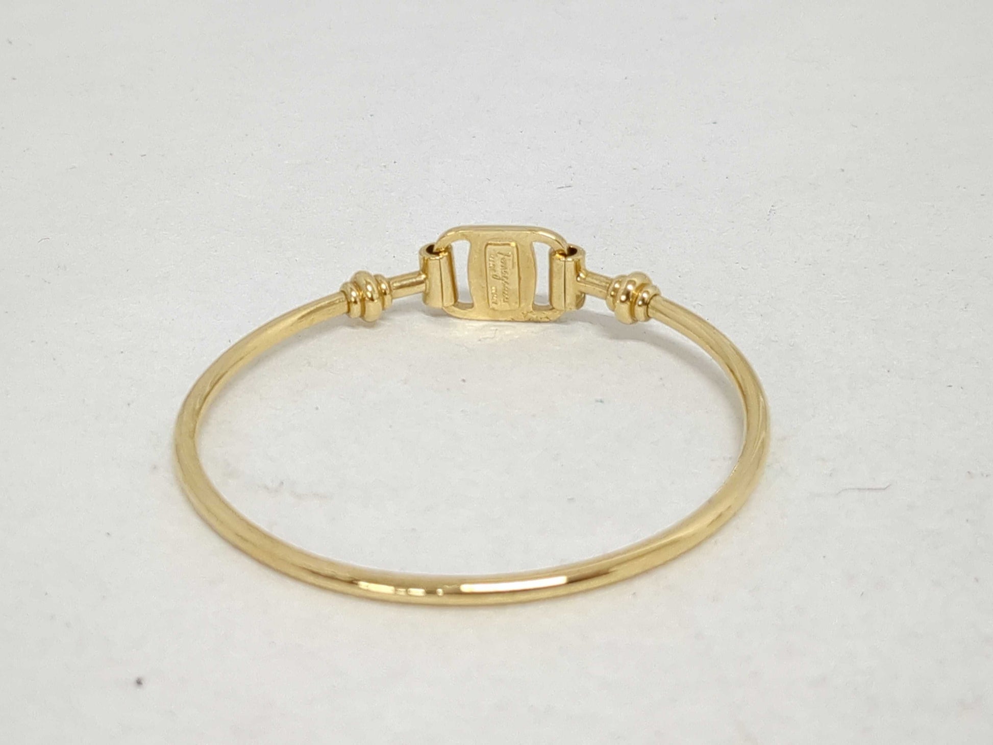 Salvatore Ferragamo Gancini Scarf Ring/Vara Bangle Set Bracelet/Bangle