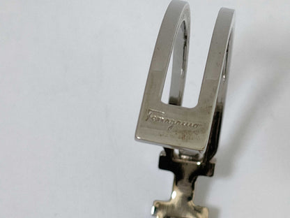 Salvatore Ferragamo Gancini Bangle in Silver