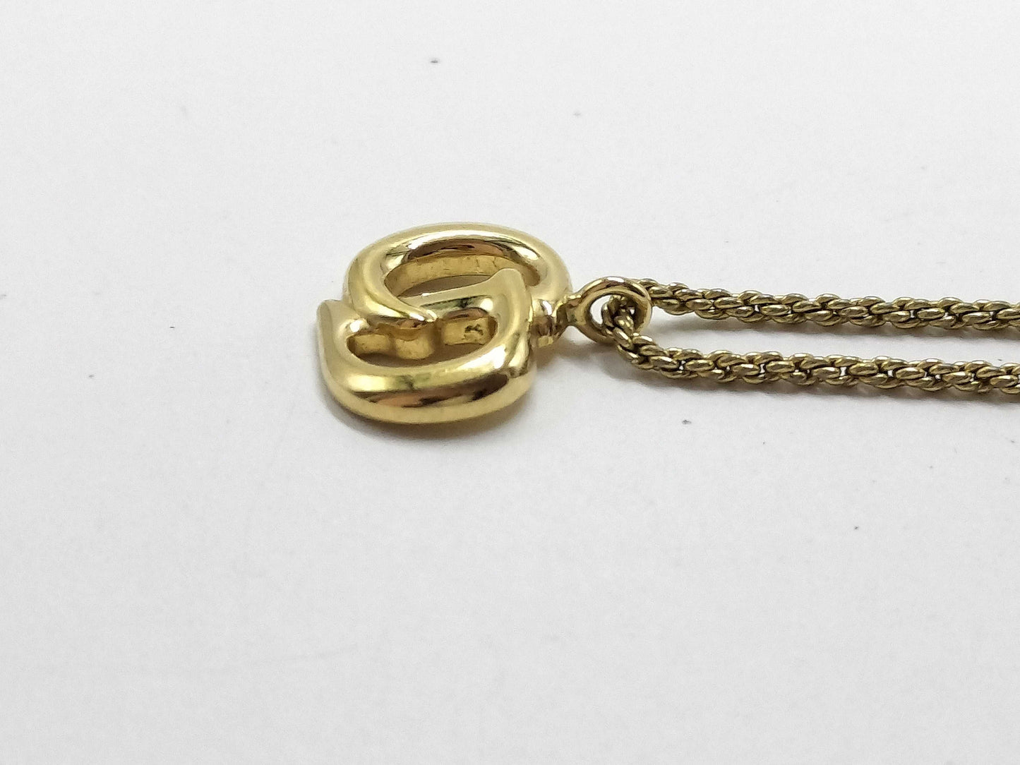 Dior CD logo necklace