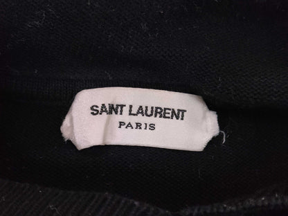 Yves Saint Laurent Pullover Hoodie Black Top