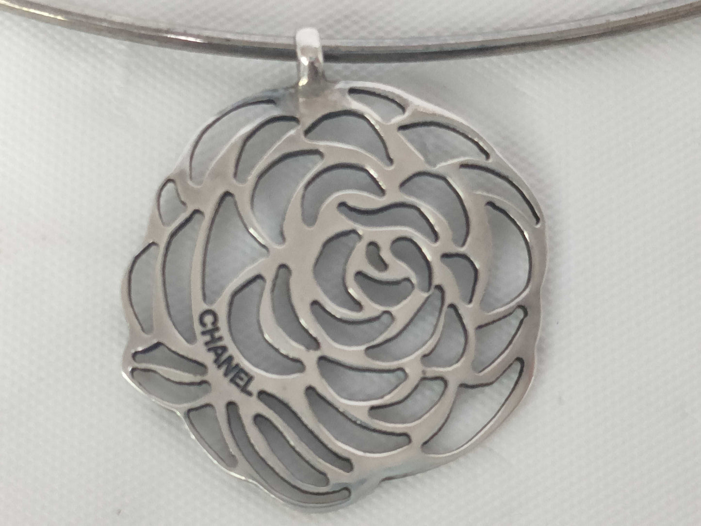 CHANEL 925 Camellia Choker Necklace