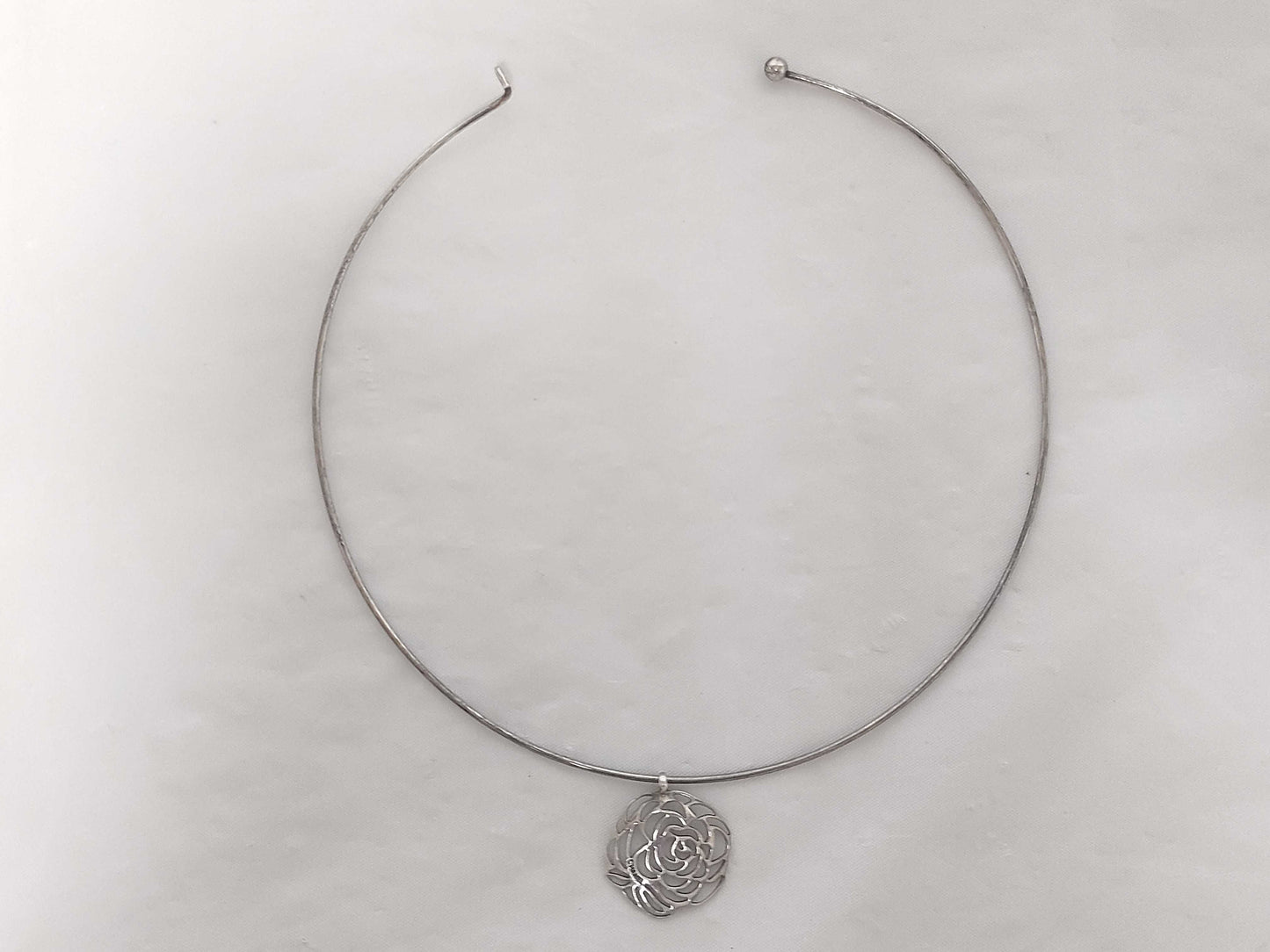 CHANEL 925 Camellia Choker Necklace