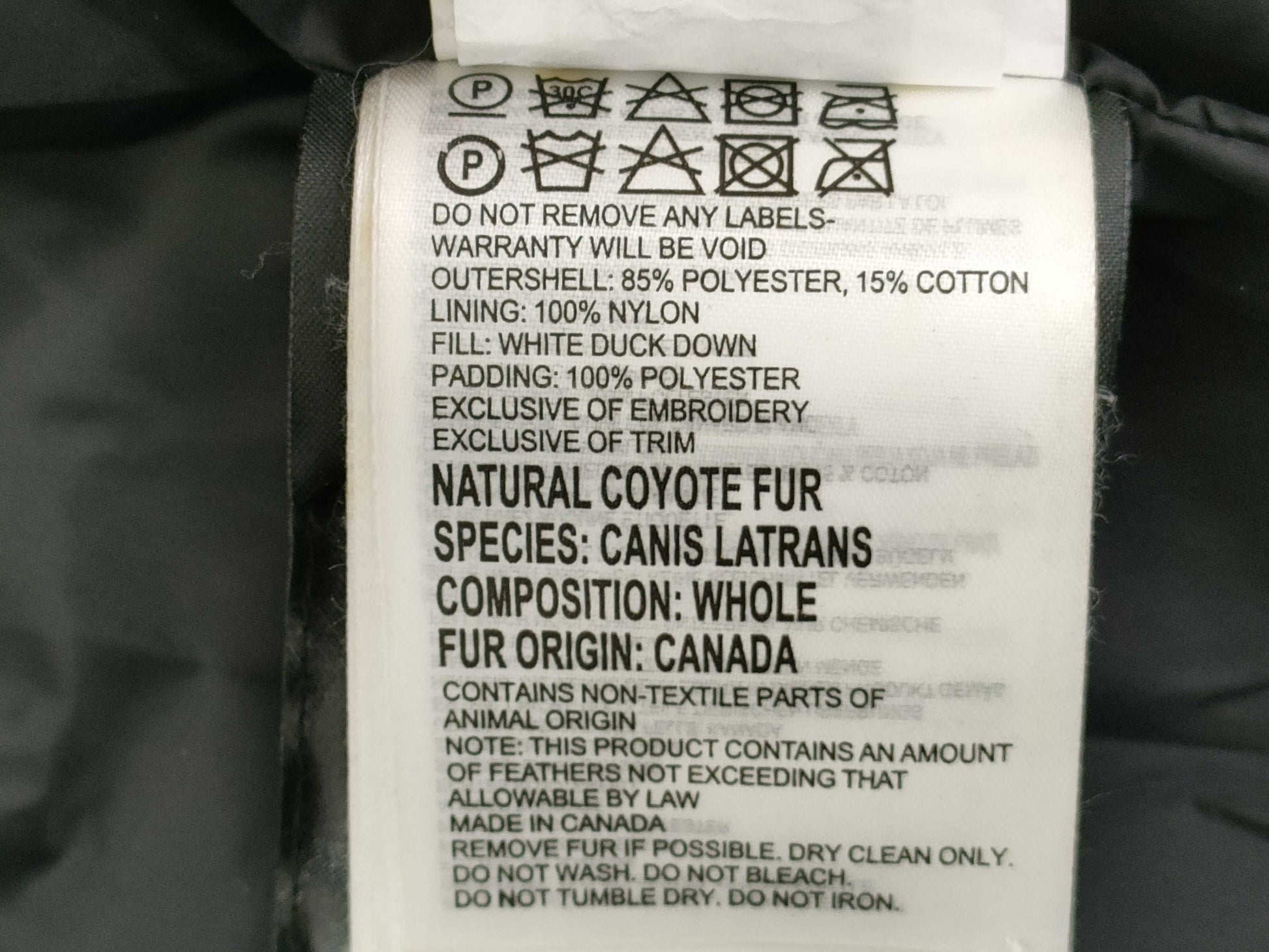 Canada Goose / 2302 JL M/M Sazabi Fur Coat 