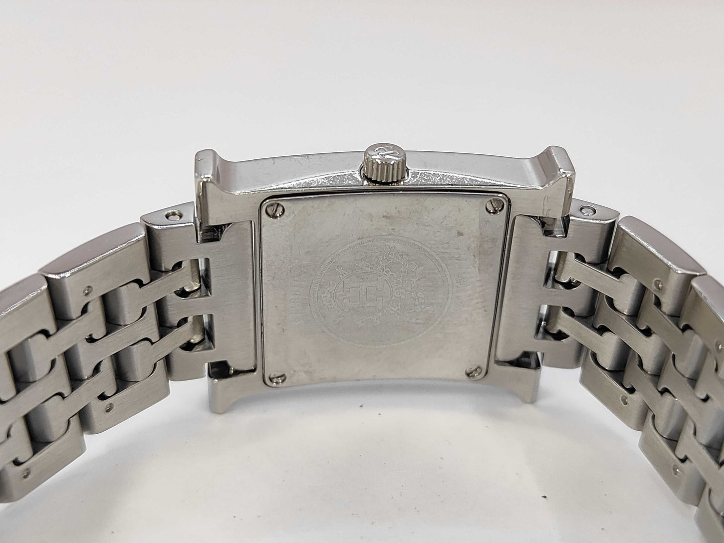 HERMES H Watch HH1.210 1199173 Quartz Orange Dial Women's Watch