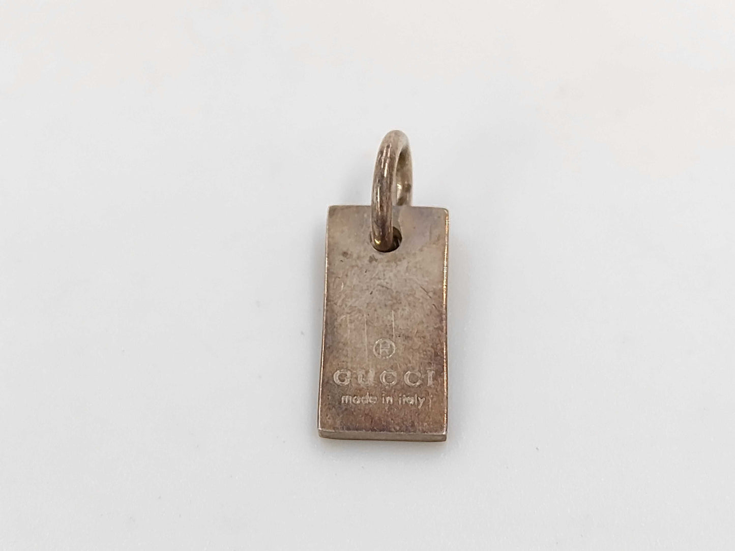 GUCCI Ag925 tag top only SV925 4.1g pendant top