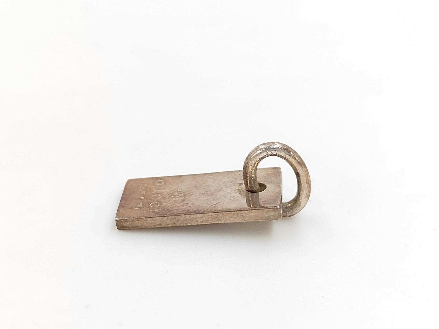 GUCCI Ag925 tag top only SV925 4.1g pendant top