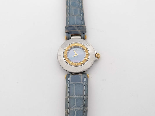 JAEGER LECOULTRE Rendez-vous Ref. 421.5.09K18YGxSSx Leather Women's Watch, Undamaged