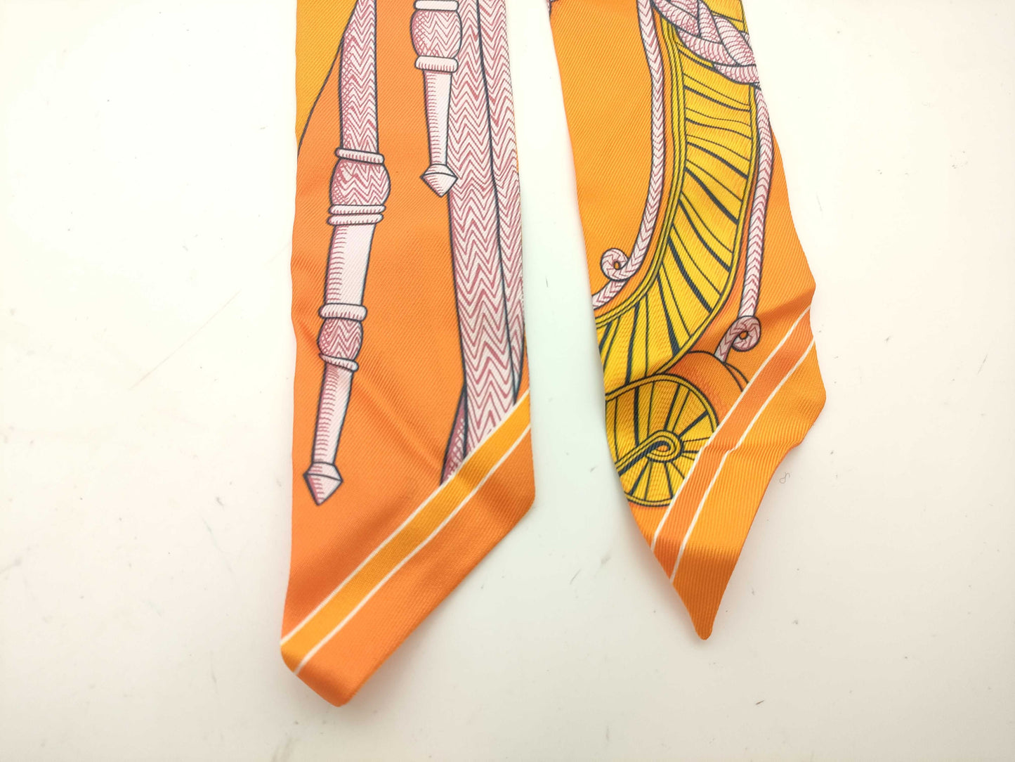 HERMES Twilly scarf with tag