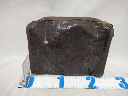 GUCCI Sherry PVC Pouch Damaged