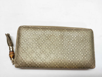 GUCCI Bamboo Long Wallet