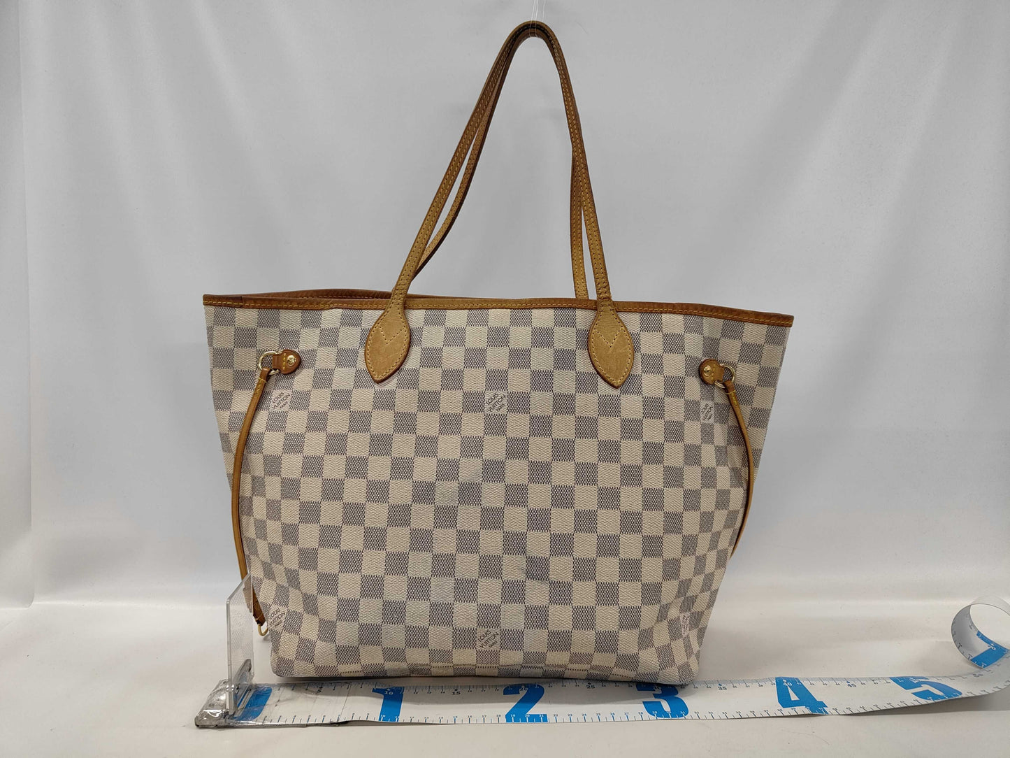 LOUIS VUITTON Damier N51105 Neverfull MM Tote Bag
