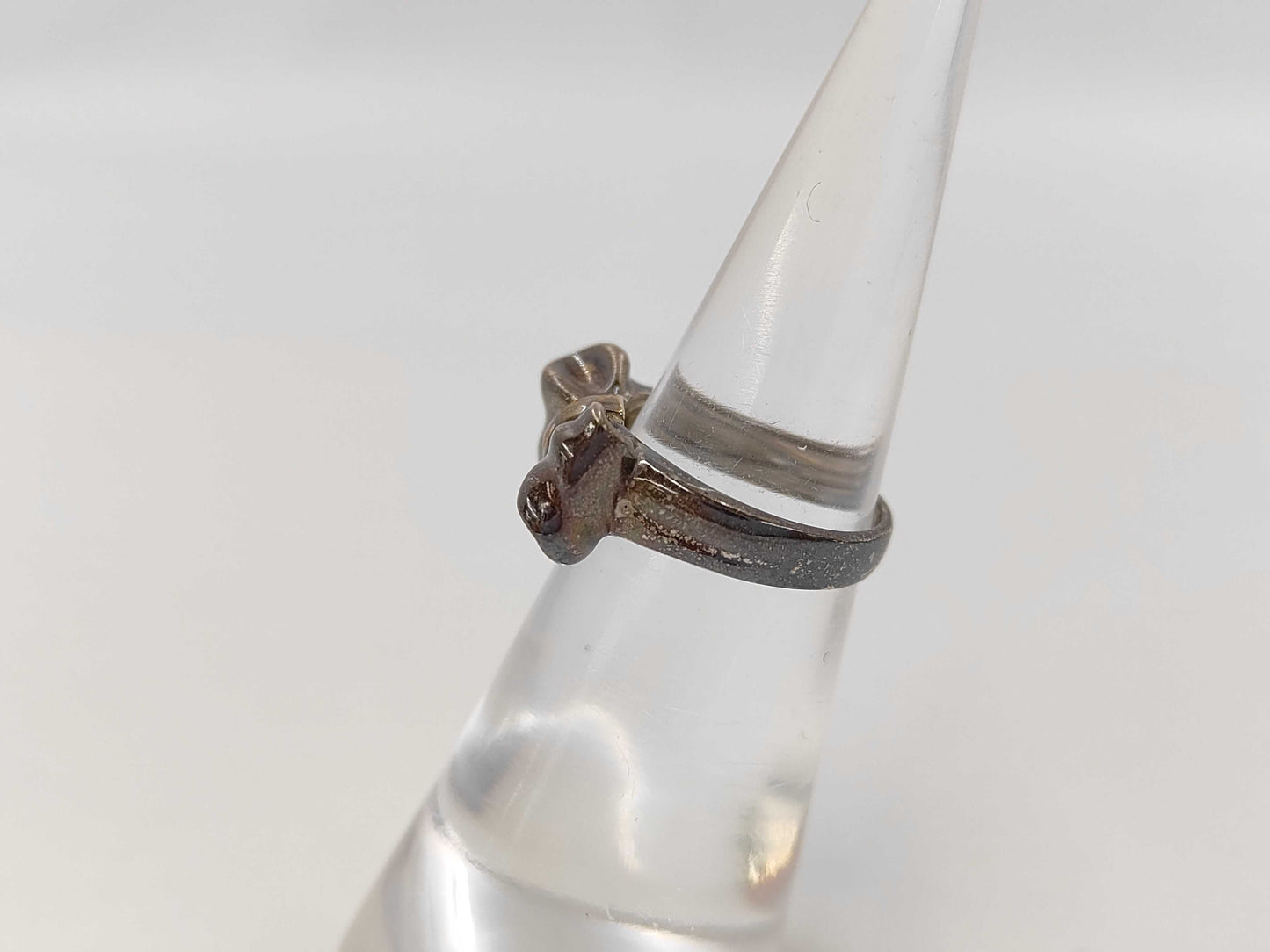 Tiffany & Co. Ribbon Ring 750/925 SV925 3.8g Ring