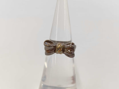 Tiffany & Co. Ribbon Ring 750/925 SV925 3.8g Ring