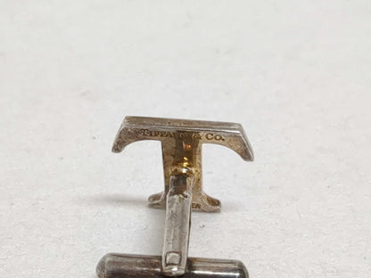 Tiffany & Co. T Logo Cufflinks and Tie Pins Set, SV925, 9.8g