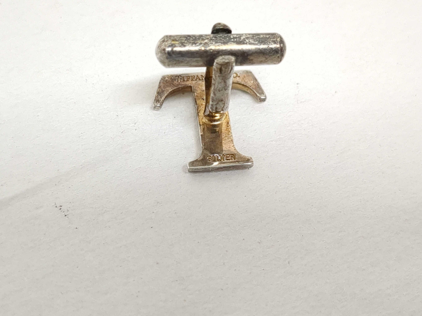 Tiffany & Co. T Logo Cufflinks and Tie Pins Set, SV925, 9.8g