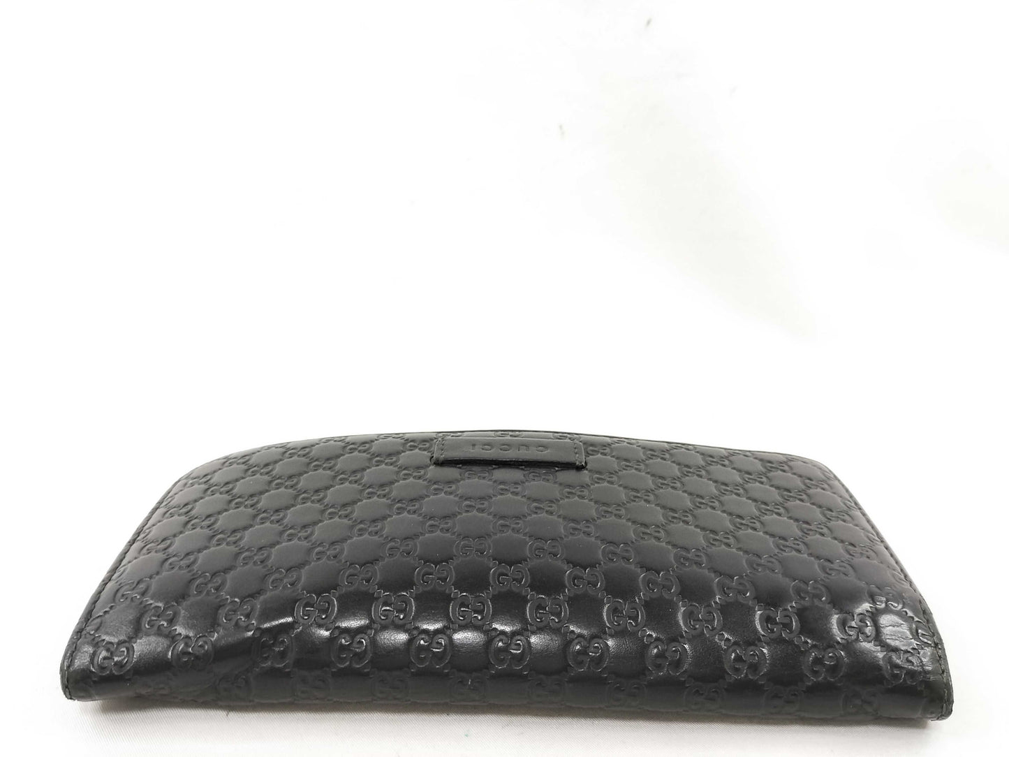 GUCCI GG Long Wallet Black Leather Wallet