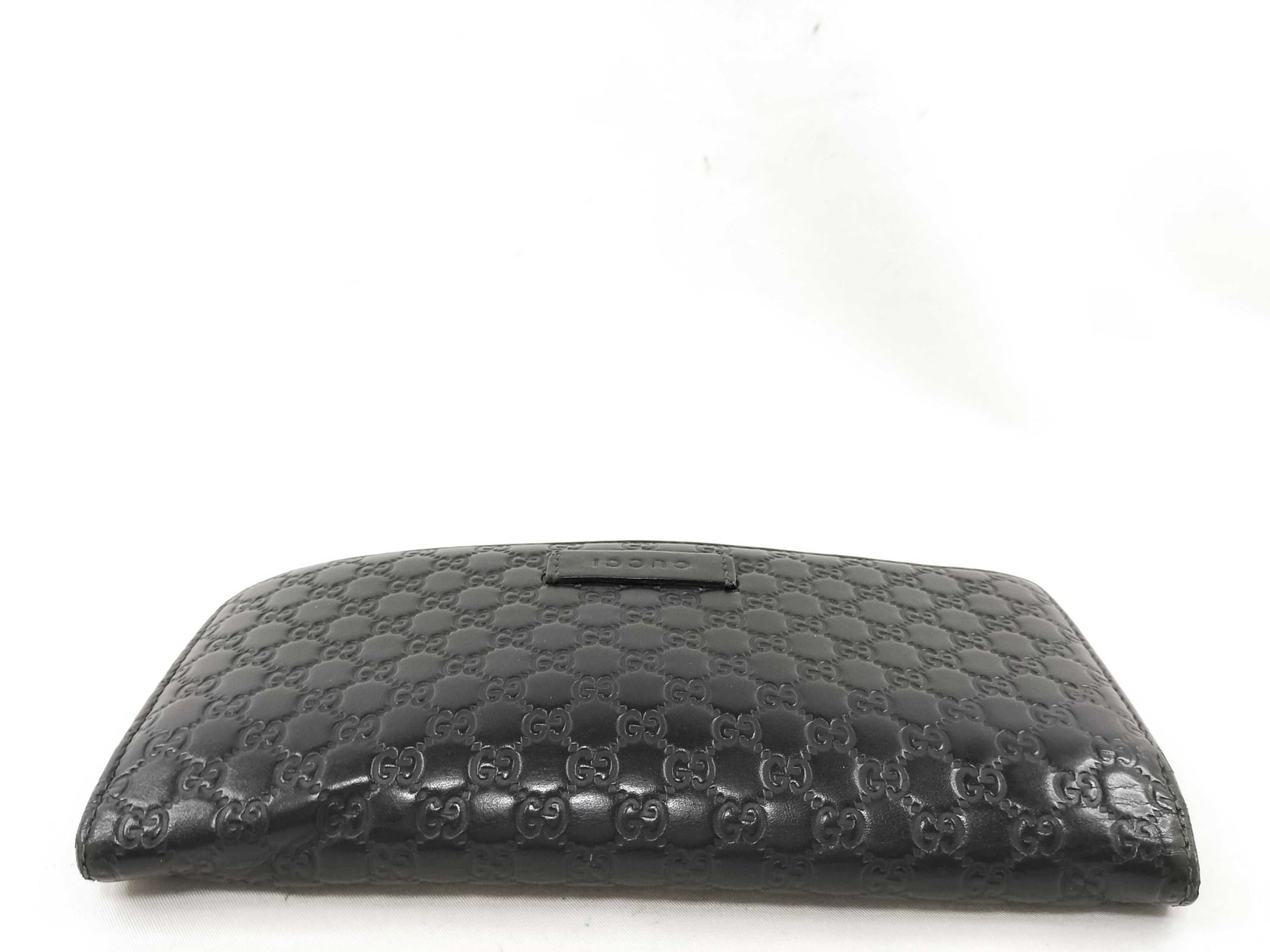 GUCCI GG Long Wallet Black Leather Wallet