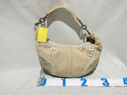 COACH Beaded Knit One-Shoulder Shoulder Bag 10069