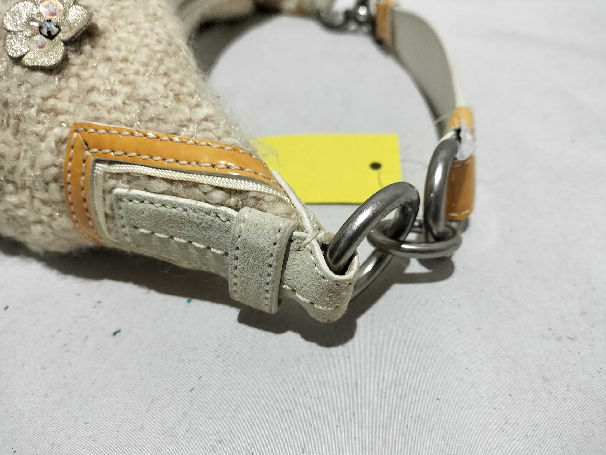 COACH Beaded Knit One-Shoulder Shoulder Bag 10069